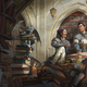 A group of young wizards practice magic in the cover for the next Dungeons & Dragons sourcebook, Strixhaven: A Curriculum of Chaos.